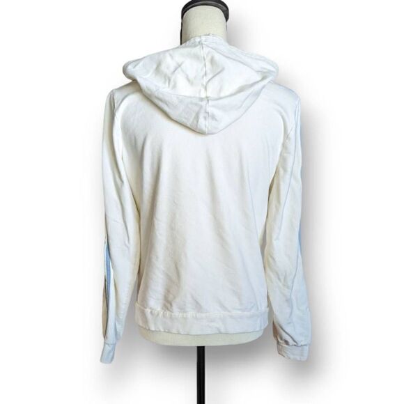 Zena Sport Cream and Baby Blue Full Zip Hoodie Size Small - Picture 4 of 9